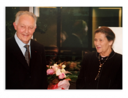 Gilbet Cotteau et Simone Veil